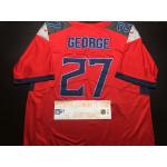 Nike #27 Eddie George Limited Reds Men's Jersey Custom