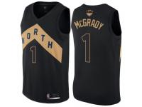 #1  Tracy Mcgrady Black Basketball Men's Jersey Toronto Raptors City Edition 2019 Basketball Finals Bound