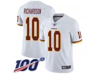 #10 Limited Paul Richardson White Football Road Men's Jersey Washington Redskins Vapor Untouchable 100th Season