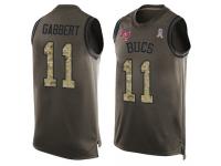 #11 Blaine Gabbert Green Football Men's Jersey Tampa Bay Buccaneers Salute to Service Tank Top
