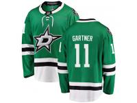 #11 Breakaway Mike Gartner Green NHL Home Men's Jersey Dallas Stars