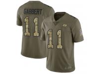 #11 Limited Blaine Gabbert Olive Camo Football Men's Jersey Tampa Bay Buccaneers 2017 Salute to Service