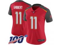 #11 Limited Blaine Gabbert Red Football Home Women's Jersey Tampa Bay Buccaneers Vapor Untouchable 100th Season