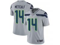 #14 Limited D.K. Metcalf Grey Football Alternate Men's Jersey Seattle Seahawks Vapor Untouchable
