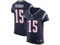 #15 Elite N'Keal Harry Navy Blue Football Home Men's Jersey New England Patriots Vapor Untouchable