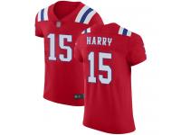 #15 Elite N'Keal Harry Red Football Alternate Men's Jersey New England Patriots Vapor Untouchable