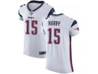 #15 Elite N'Keal Harry White Football Road Men's Jersey New England Patriots Vapor Untouchable
