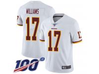#17 Limited Doug Williams White Football Road Men's Jersey Washington Redskins Vapor Untouchable 100th Season