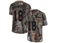 #18 Limited Diontae Johnson Camo Football Men's Jersey Pittsburgh Steelers Rush Realtree