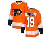 #19 Authentic Nolan Patrick Orange Adidas NHL Home Men's Jersey Philadelphia Flyers