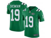 #19 Limited Trevor Siemian Green Football Men's Jersey New York Jets Rush Vapor Untouchable