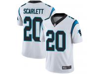 #20 Limited Jordan Scarlett White Football Road Men's Jersey Carolina Panthers Vapor Untouchable