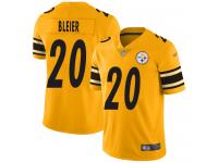 #20 Limited Rocky Bleier Gold Football Men's Jersey Pittsburgh Steelers Inverted Legend Vapor Rush
