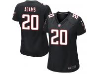 #20 Phillip Adams Atlanta Falcons Alternate Jersey _ Nike Women's Black NFL Game