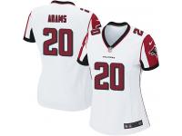 #20 Phillip Adams Atlanta Falcons Road Jersey _ Nike Women's White NFL Game