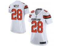 #20 Terrance West Cleveland Browns Road Jersey _ Nike Women's White NFL Game