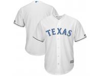 2017 Father Day Texas Rangers Men White Cool Base Team Jersey