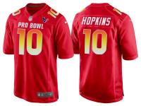 2018 PRO BOWL AFC HOUSTON TEXANS #10 DEANDRE HOPKINS RED GAME JERSEY
