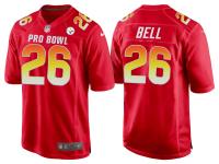 2018 PRO BOWL AFC PITTSBURGH STEELERS #26 LE'VEON BELL RED GAME JERSEY