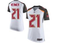 #21 Alterraun Verner Tampa Bay Buccaneers Road Jersey _ Nike Women's White NFL Game