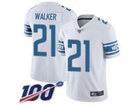 #21 Limited Tracy Walker White Football Road Youth Jersey Detroit Lions Vapor Untouchable 100th Season
