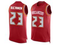 #23 Deone Bucannon Red Football Men's Jersey Tampa Bay Buccaneers Player Name & Number Tank Top