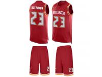 #23 Deone Bucannon Red Football Men's Jersey Tampa Bay Buccaneers Tank Top Suit