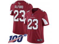 #23 Limited Robert Alford Red Football Home Youth Jersey Arizona Cardinals Vapor Untouchable 100th Season