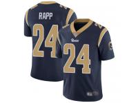 #24 Limited Taylor Rapp Navy Blue Football Home Men's Jersey Los Angeles Rams Vapor Untouchable