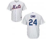 #24  Robinson Cano White Baseball Home Men's Jersey New York Mets Cool Base
