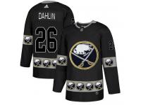 #26 Adidas Authentic Rasmus Dahlin Men's Black NHL Jersey - Buffalo Sabres Team Logo Fashion