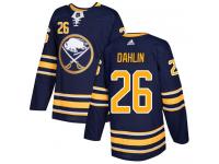 #26 Adidas Authentic Rasmus Dahlin Men's Navy Blue NHL Jersey - Home Buffalo Sabres