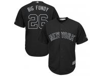 #26 DJ LeMahieu Black Baseball Men's Jersey New York Yankees 2019 Players Weekend 'Big Fundy' Cool Base