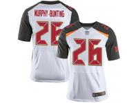 #26 Elite Sean Murphy-Bunting White Football Road Men's Jersey Tampa Bay Buccaneers