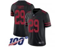 #29 Limited Jaquiski Tartt Black Football Alternate Men's Jersey San Francisco 49ers Vapor Untouchable 100th Season