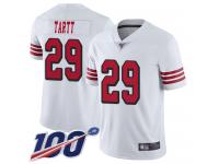 #29 Limited Jaquiski Tartt White Football Men's Jersey San Francisco 49ers Rush Vapor Untouchable 100th Season