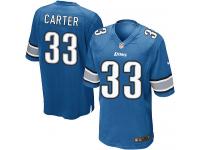 #33 Alex Carter Detroit Lions Home Jersey _ Nike Youth Light Blue NFL Game