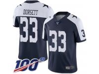 #33 Limited Tony Dorsett Navy Blue Football Alternate Men's Jersey Throwback Dallas Cowboys Vapor Untouchable 100th Season