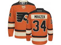 #34 Authentic Petr Mrazek Black Adidas NHL Alternate Men's Jersey Philadelphia Flyers
