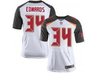 #34 Elite Mike Edwards White Football Road Men's Jersey Tampa Bay Buccaneers