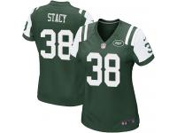 #38 Zac Stacy New York Jets Home Jersey _ Nike Women's Green NFL Game