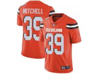 #39 Limited Terrance Mitchell Orange Football Alternate Men's Jersey Cleveland Browns Vapor Untouchable
