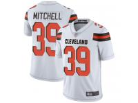 #39 Limited Terrance Mitchell White Football Road Men's Jersey Cleveland Browns Vapor Untouchable