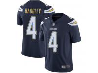 #4 Limited Michael Badgley Navy Blue Football Home Men's Jersey Los Angeles Chargers Vapor Untouchable