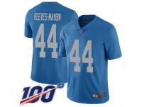 #44 Limited Jalen Reeves-Maybin Blue Football Alternate Men's Jersey Detroit Lions Vapor Untouchable 100th Season