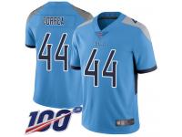 #44 Limited Kamalei Correa Light Blue Football Alternate Men's Jersey Tennessee Titans Vapor Untouchable 100th Season