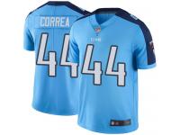 #44 Limited Kamalei Correa Light Blue Football Men's Jersey Tennessee Titans Rush Vapor Untouchable