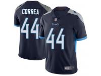 #44 Limited Kamalei Correa Navy Blue Football Home Men's Jersey Tennessee Titans Vapor Untouchable