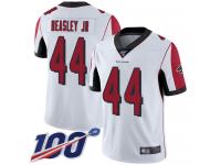 #44 Limited Vic Beasley White Football Road Youth Jersey Atlanta Falcons Vapor Untouchable 100th Season