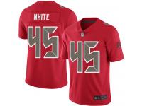 #45 Limited Devin White Red Football Men's Jersey Tampa Bay Buccaneers Rush Vapor Untouchable